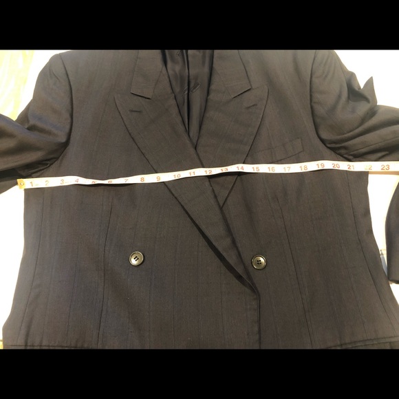 MISSONI UOMO Men's Dark Grey Wool Double breast - Picture 11 of 11